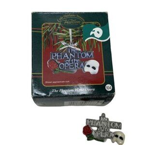 Carlton Cards 1986 The Phantom of the Opera Logo Mask Single Rose Orna‎